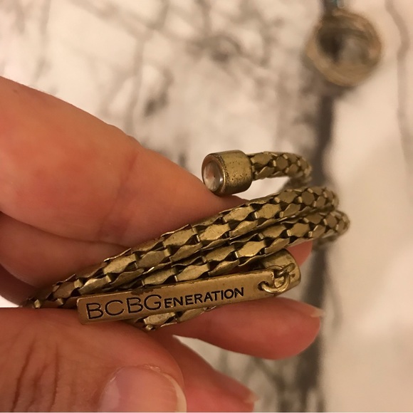 BCBG Gold Wrap Bracelet - Picture 4 of 4